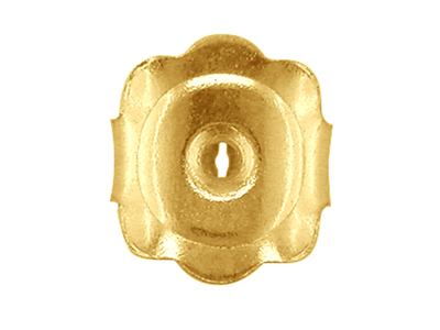 Cierre Mariposa De Oro Amarillo De 18 Kt. Ref. 07406, Dos Uds - Imagen Estandar - 2