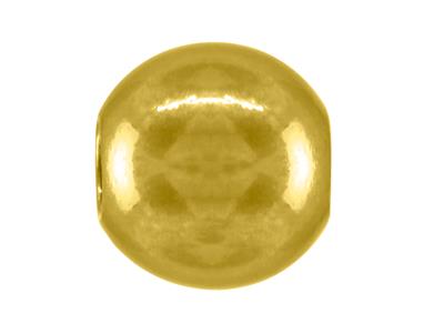 Bola, Pesada, Pulida, 2 Agujeros, 5 Mm, Oro Amarillo De 18 Quilates - Imagen Estandar - 2