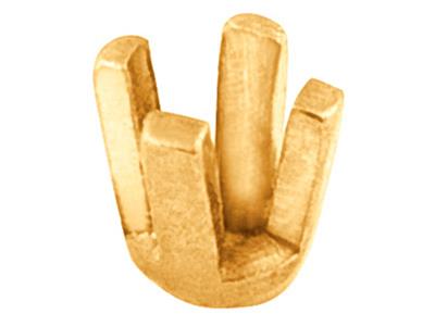 Engaste 4 Garras Para Piedra Redonda De 3,5 Mm, Oro Amarillo 18k Art.no. 01291 - Imagen Estandar - 1