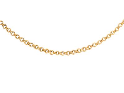 Collar Gros Sirop Liso 8 Mm, 50 Cm, Oro Amarillo 18k - Imagen Estandar - 1