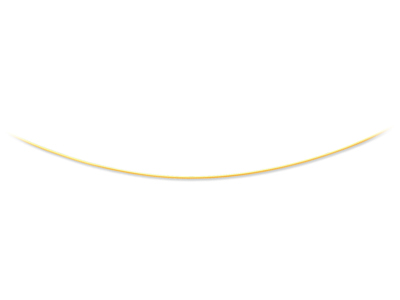 Collar Omega Redondo Avvolto 0,8 Mm, 42 Cm, Oro Amarillo 18k