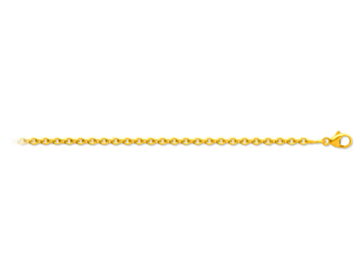 Cadena Forçat, Redonda 1,10 Mm, 50 Cm, Oro Amarillo 18k - Imagen Estandar - 1
