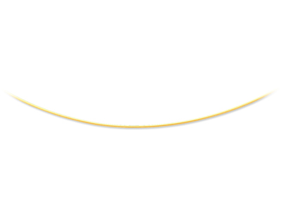 Collar Omega Redondo Avvolto 1 Mm, 45 Cm, Oro Amarillo 18k - Imagen Estandar - 1