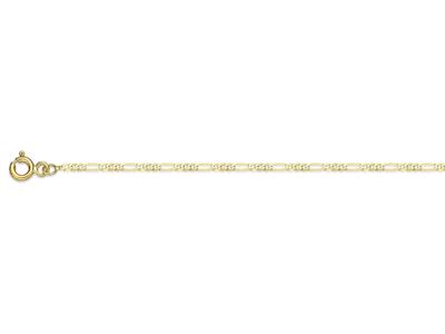 Cadena, Eslabon Alterno 1/3 Ultraplano, 1,9 Mm, 50 Cm, Oro Amarillo 18k - Imagen Estandar - 1