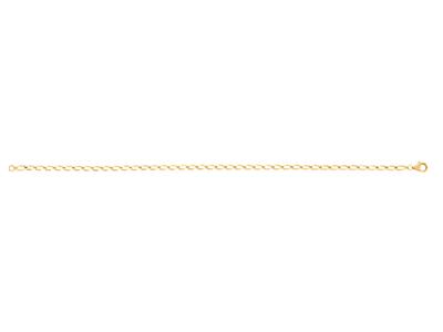 Collar, Cadena Caballo Macizo 2,90 Mm, 55 Cm, Oro Amarillo 18k - Imagen Estandar - 1