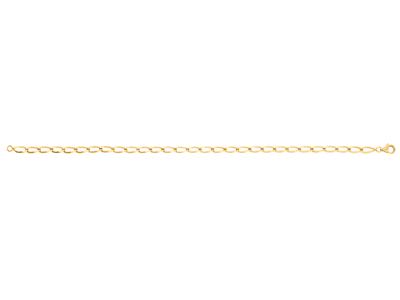 Collar, Cadena Caballo Macizo 3,80 Mm, 55 Cm, Oro Amarillo 18k - Imagen Estandar - 1