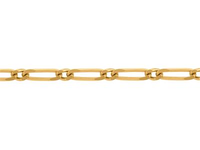 Cadena Figaro 1/1, 3,60 Mm, Oro Amarillo 18k. Ref. 00090 - Imagen Estandar - 3