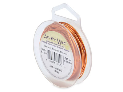 Hilo Artistic Wire Calibre 18 De Beadalon Natural De 9,1 M - Imagen Estandar - 1