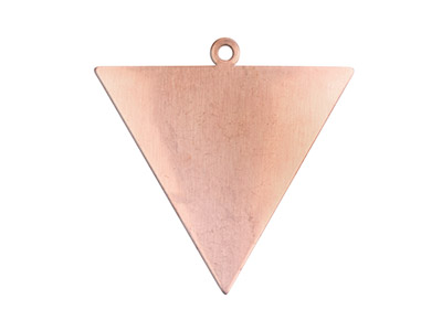 Bases De Cobre Con Forma De Triángulo, Paquete De 6, 35 MM X 0,9 MM Triángulo Invertido - Imagen Estandar - 1