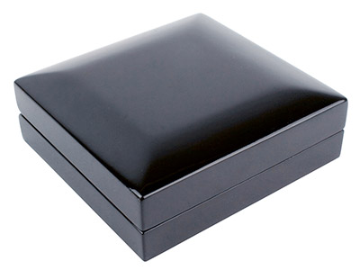 Caja De Madera Negra Para Pulsera De Aro - Imagen Estandar - 3
