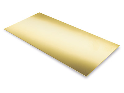 Lámina Df De Oro Amarillo De 9 Ct, 3,00 Mm, 100 Oro Reciclado