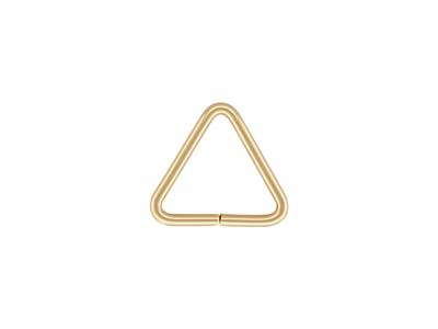 Enganches/anillas De Engarce Triangulares De Oro Laminado, 7,5 Mm, Paquete De 5 - Imagen Estandar - 1