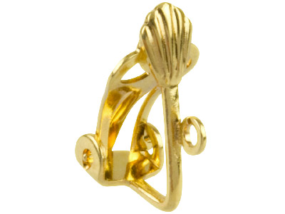 Fornitura De Clip Para Pendiente Chapada En Oro Con Anilla Abierta, Paquete De 10 - Imagen Estandar - 1