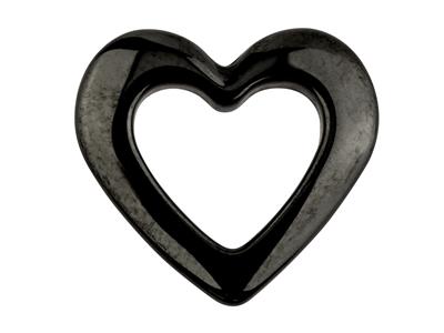 Corazón De Cerámica Gris 15mm - Imagen Estandar - 1