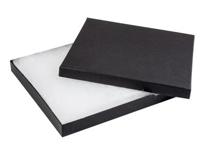 Caja Postal Negra De Cartón Para Gargantilla - Imagen Estandar - 1