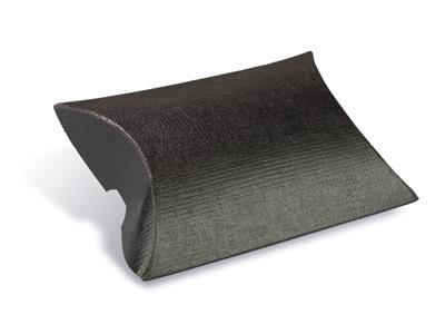Paquete De 10 Cajas Montables Con Forma De Almohada Montables De Color Negro - Imagen Estandar - 1