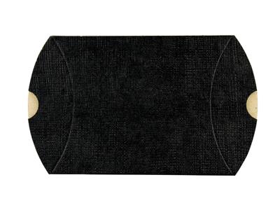 Paquete De 10 Cajas Montables Con Forma De Almohada Montables De Color Negro - Imagen Estandar - 2