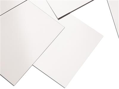 Placa De Oro Blanco De 18 Quilates Pd 12 Recocido, 0,60 MM - Imagen Estandar - 1