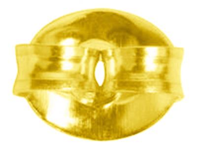 Cierre De Mariposa Liso, Oro Amarillo De 18 Kt. Ref. 07406-bis, La Pareja - Imagen Estandar - 3
