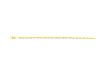 Cadena Forçat Marine Talla Diamante 2,30 Mm, 45 Cm, Oro Amarillo 18k