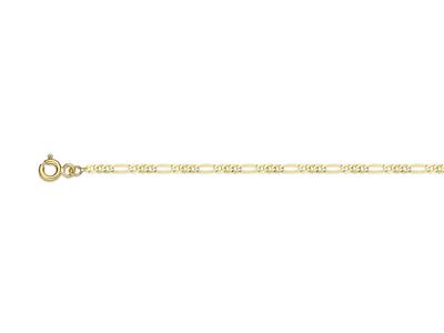 Cadena, Eslabon Alterno 1/3 Ultraplano, 1,9 Mm, 60 Cm, Oro Amarillo 18k - Imagen Estandar - 1