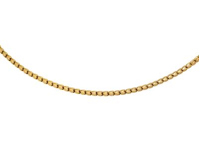 Collar Tulipan 5 Mm, 43 Cm, Oro Amarillo 18k