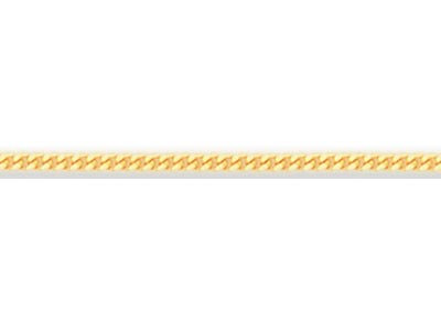 Cadena Barbada Con Corte De Diamante De Oro Amarillo De 18 Ct, 1,2 Mm, Suelta