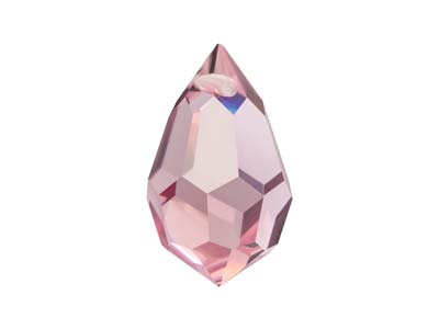 Cristal Preciosa, Paquete De 4, Colgante De Gota, 681, 6 X 10 Mm, Amatista