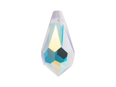 Cristal Preciosa, Paquete De 2, Colgante De Gota, 984, 7,5 X 15 Mm, Cristal Ab