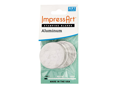 Redondas Impressart Sin Grabar De Aluminio 31.7mm X 1.3mm, Paquete De8 - Imagen Estandar - 3