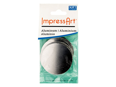 Redondas Impressart Sin Grabar De Aluminio 38.1mm X 1.3mm, Paquete De6 - Imagen Estandar - 3