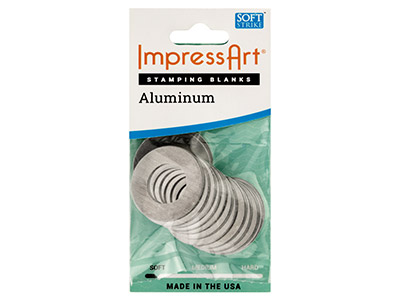 Arandelas Sin Grabar De Aluminio 25.4mm X 1.3mm, Paquete De 13 - Imagen Estandar - 3