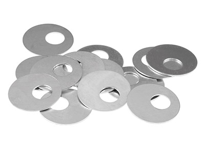 Bases De Aluminio Impressart Arandela Descompensada 25.4x1.3mm, Pack 14 Ud - Imagen Estandar - 2