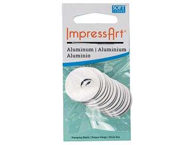 Bases De Aluminio Impressart Arandela Descompensada 25.4x1.3mm, Pack 14 Ud - Imagen Estandar - 3