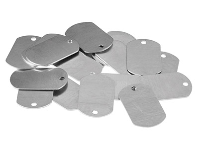 Bases De Aluminio Impressart Placas De Identificación 31.8x1.3mm, Pack 13 Ud - Imagen Estandar - 2