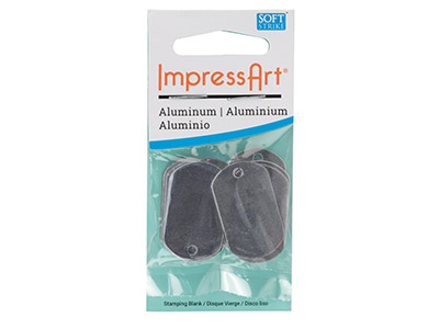 Bases De Aluminio Impressart Placas De Identificación 31.8x1.3mm, Pack 13 Ud - Imagen Estandar - 3
