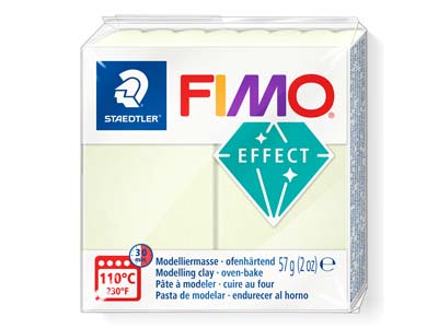 Pastilla De 57 G De Arcilla Polimérica Fimo Effect Con Efecto Fluorescente, Referencia De Color Fimo 04