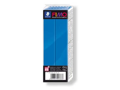 Bloque De Arcilla Polimérica Fimo Professional True Blue De 454g, Referencia De Color 300
