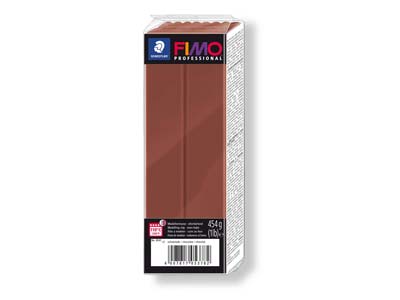 Bloque De Arcilla Polimérica Fimo Professional Chocolate De 454g, Referencia De Color 77