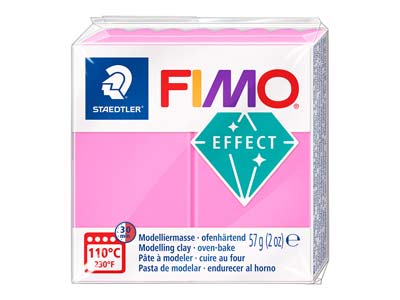 Bloque De Arcilla Polimérica Fimo Effect Fucsia Nen, 57g, Referencia De Color 201
