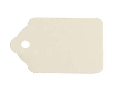 Etiquetas De Algodn Para Joyera, De Color Blanco, Paquete De 200, 28 X 48mm