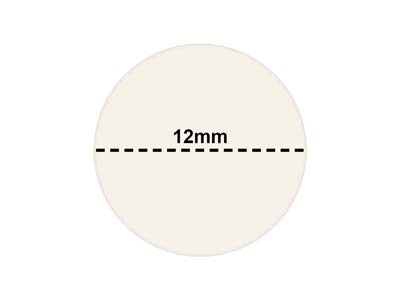 Etiquetas Adhesivas Redondas Para Precios, De Color Blanco, Caja De 1000, 12 MM - Imagen Estandar - 3
