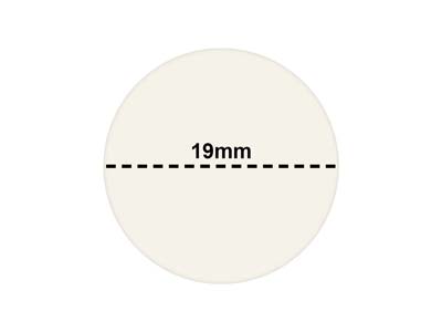 Etiquetas Adhesivas Redondas Para Precios, De Color Blanco, Caja De 1000, 19 MM - Imagen Estandar - 3