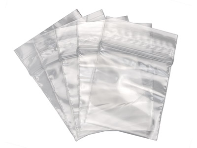 Minibolsas De Plástico Transparentes De 38x38mm Resellables, Paquete De 100