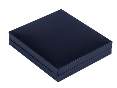 Caja Postal Azul Marino De Piel Sintética Para Colgante - Imagen Estandar - 2