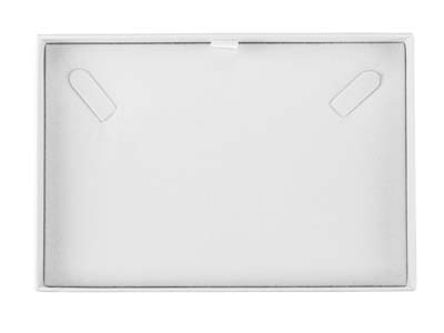 Caja De Collar De Cartón Blanco De Tacto Suave - Imagen Estandar - 4