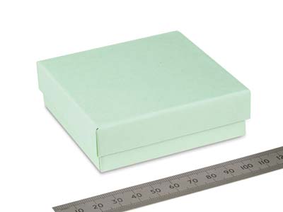 Caja Universal De Cartón Verde Pastel Grande - Imagen Estandar - 3