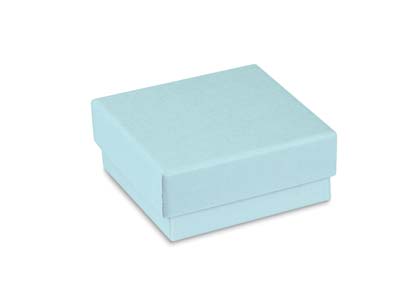 Caja Universal De Cartón Azul Pastel Mediana - Imagen Estandar - 2