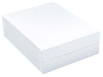 Caja Blanca De Piel Sintética Para Colgante - Imagen Estandar - 2