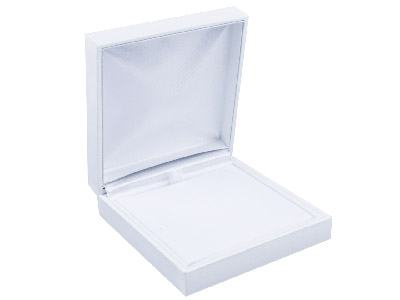 Caja Universal Blanca De Piel Sintética - Imagen Estandar - 1